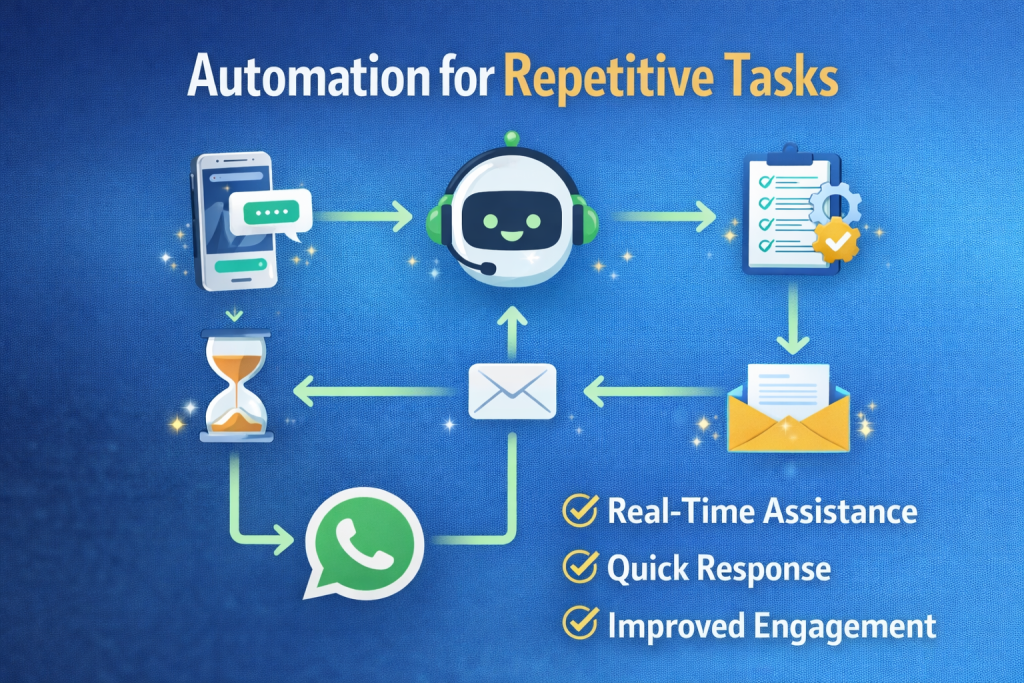 Top Benefits of WhatsApp Marketing for Small Businesses 4 Chatbot automation for repetitive tasks
