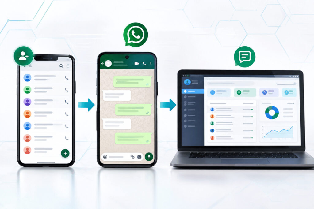 Send WhatsApp Messages Without Saving the Number: 3 Easy Methods 3 whatsapp-customer-communication-workflow